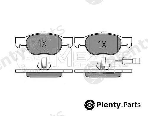  MEYLE part 0252193017/W (0252193017W) Brake Pad Set, disc brake