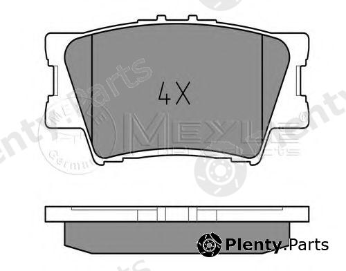  MEYLE part 0252433815 Brake Pad Set, disc brake