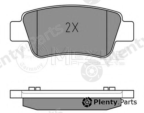  MEYLE part 0252463516/W (0252463516W) Brake Pad Set, disc brake