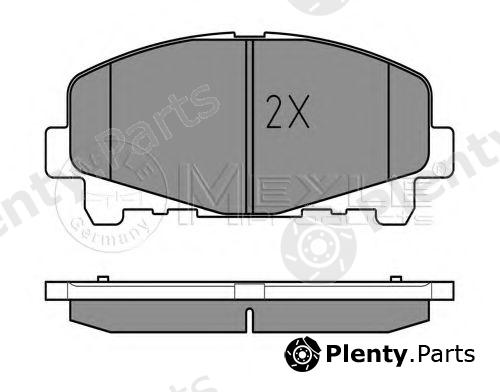  MEYLE part 0252476616 Brake Pad Set, disc brake