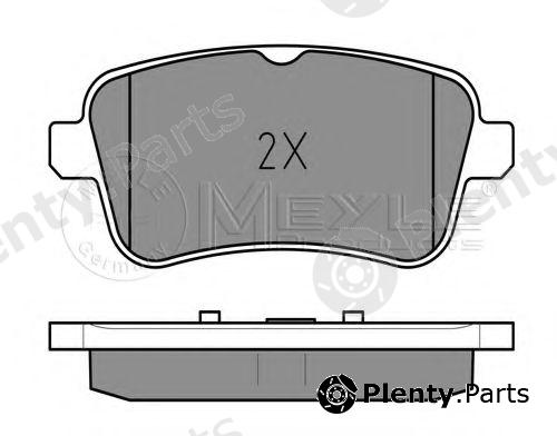  MEYLE part 0252521518 Brake Pad Set, disc brake