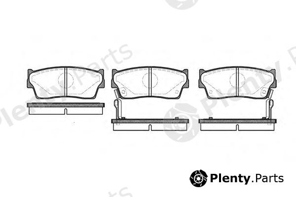  REMSA part 21500 Brake Pad Set, disc brake