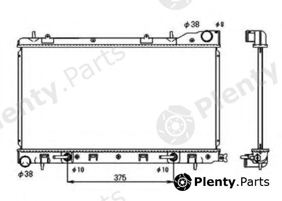  NRF part 53711 Radiator, engine cooling