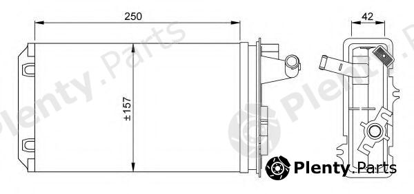  NRF part 58637 Heat Exchanger, interior heating