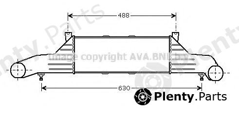  AVA QUALITY COOLING part MSA4295 Intercooler, charger