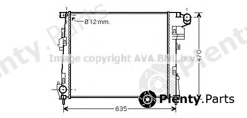  AVA QUALITY COOLING part RTA2427 Radiator, engine cooling