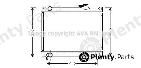  AVA QUALITY COOLING part SZA2046 Radiator, engine cooling