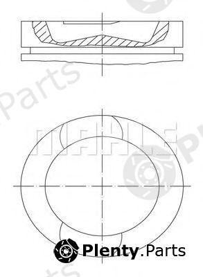  MAHLE ORIGINAL part 2097300 Piston