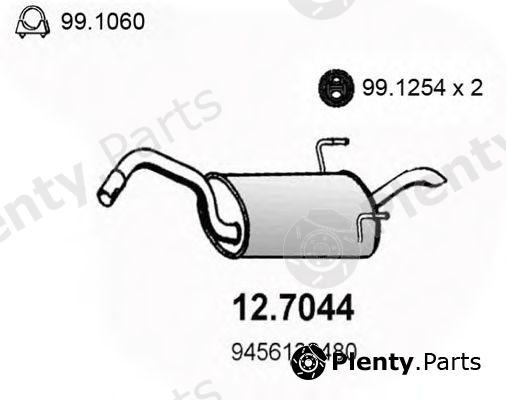  ASSO part 12.7044 (127044) End Silencer