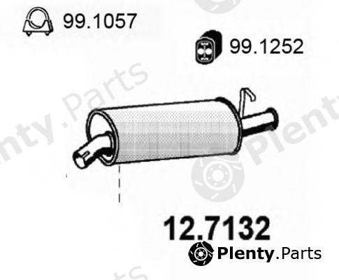  ASSO part 12.7132 (127132) End Silencer