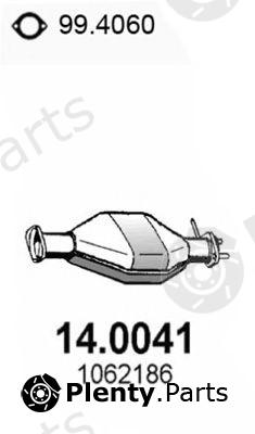  ASSO part 14.0041 (140041) Catalytic Converter