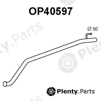  VENEPORTE part OP40597 Exhaust Pipe