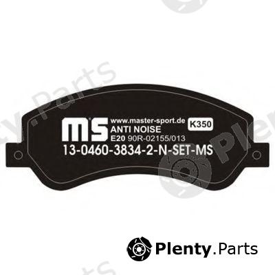  MASTER-SPORT part 13-0460-3834-2-SET-MS (13046038342SETMS) Brake Pad Set, disc brake