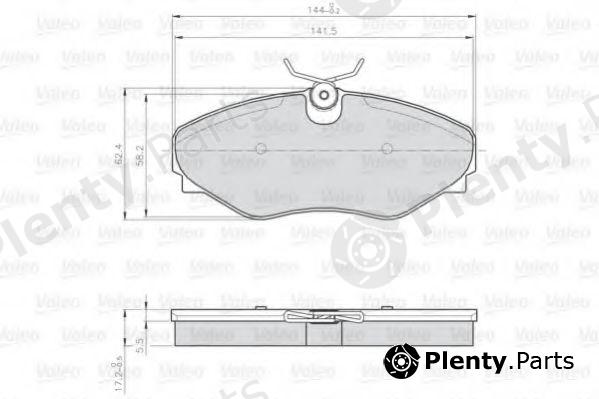  VALEO part 873099 Brake Pad Set, disc brake