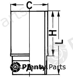 KOLBENSCHMIDT part 89024110 Cylinder Sleeve