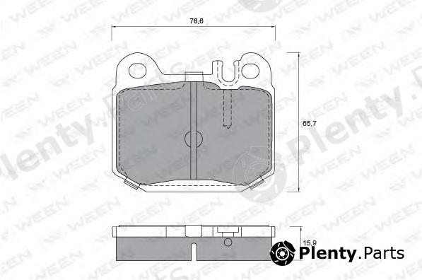  WEEN part 151-1232 (1511232) Brake Pad Set, disc brake