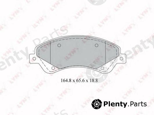 LYNXauto part BD-3034 (BD3034) Brake Pad Set, disc brake