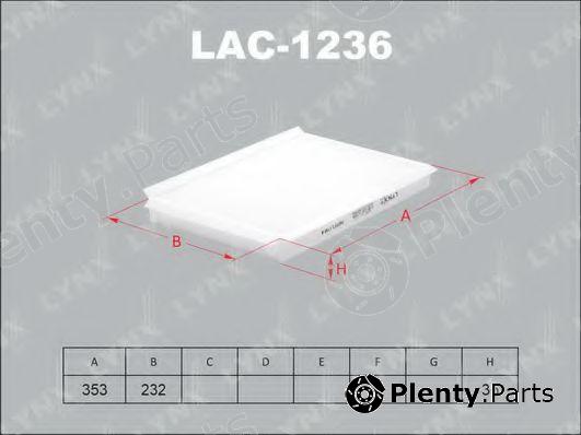  LYNXauto part LAC-1236 (LAC1236) Filter, interior air