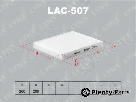  LYNXauto part LAC507 Filter, interior air