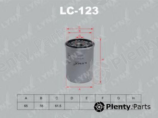  LYNXauto part LC123 Oil Filter