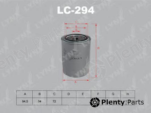  LYNXauto part LC294 Oil Filter