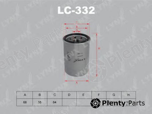  LYNXauto part LC332 Oil Filter