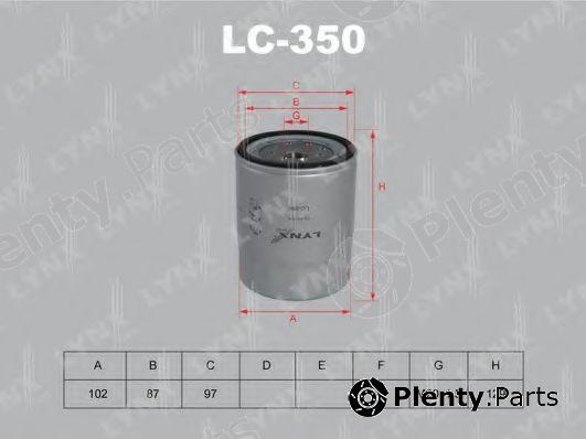  LYNXauto part LC350 Oil Filter
