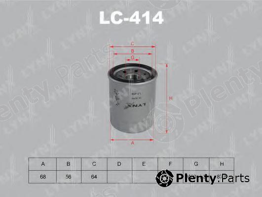  LYNXauto part LC414 Oil Filter