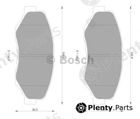 BOSCH part 0986AB2385 Brake Pad Set, disc brake