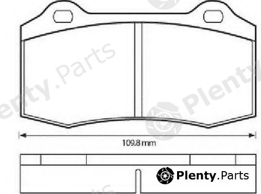  JURID part 573149J Brake Pad Set, disc brake