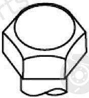  GOETZE part 22-18001B (2218001B) Bolt Kit, cylinder head