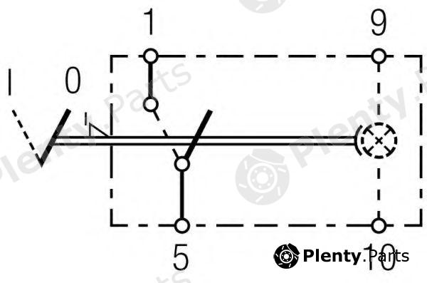  HELLA part 6EH007832-041 (6EH007832041) Switch