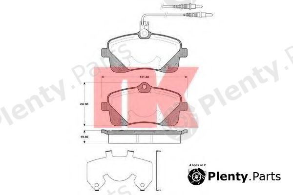  NK part 223750 Brake Pad Set, disc brake