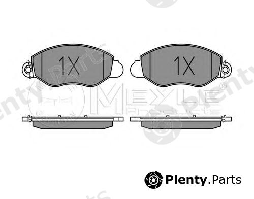  MEYLE part 0252343418/W (0252343418W) Brake Pad Set, disc brake