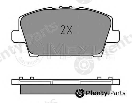  MEYLE part 0252408717/W (0252408717W) Brake Pad Set, disc brake