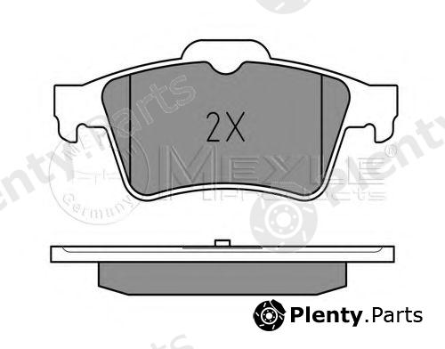  MEYLE part 0252413716 Brake Pad Set, disc brake