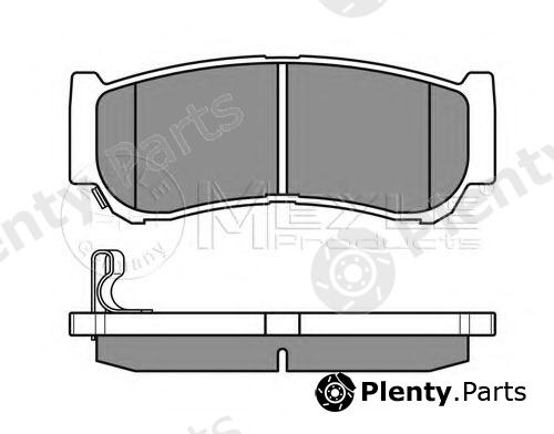  MEYLE part 0252448816/W (0252448816W) Brake Pad Set, disc brake