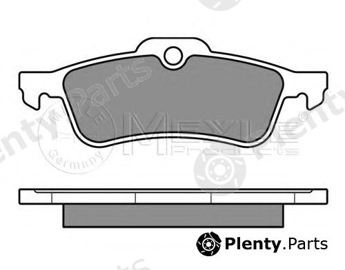  MEYLE part 0252457415/W (0252457415W) Brake Pad Set, disc brake