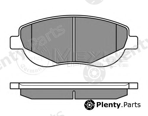  MEYLE part 0252494619/W (0252494619W) Brake Pad Set, disc brake