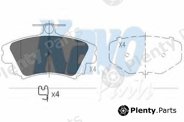  KAVO PARTS part KBP5519 Brake Pad Set, disc brake