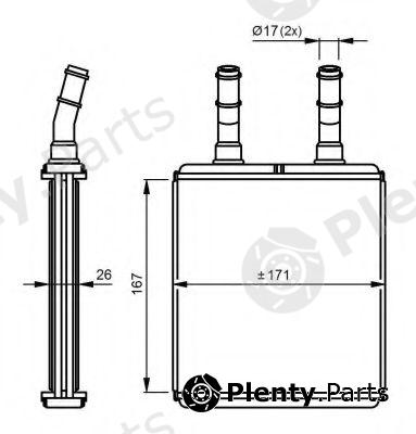  NRF part 54291 Heat Exchanger, interior heating