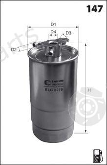  MECAFILTER part ELG5279 Fuel filter