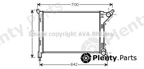  AVA QUALITY COOLING part BW2310 Radiator, engine cooling