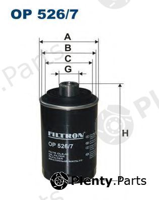  FILTRON part OP526/7 (OP5267) Oil Filter