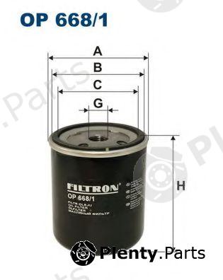  FILTRON part OP668/1 (OP6681) Oil Filter
