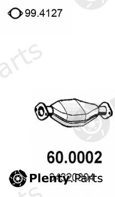  ASSO part 60.0002 (600002) Catalytic Converter