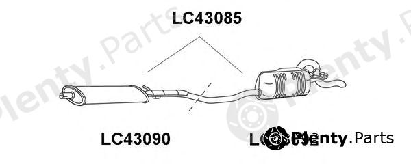  VENEPORTE part LC43085 End Silencer