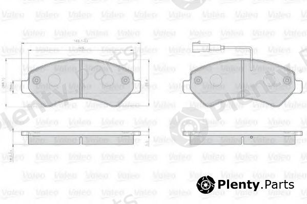  VALEO part 873466 Brake Pad Set, disc brake