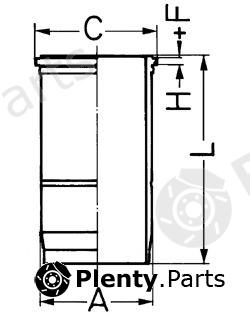  KOLBENSCHMIDT part 89886110 Cylinder Sleeve