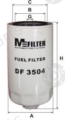  MFILTER part DF3504 Fuel filter